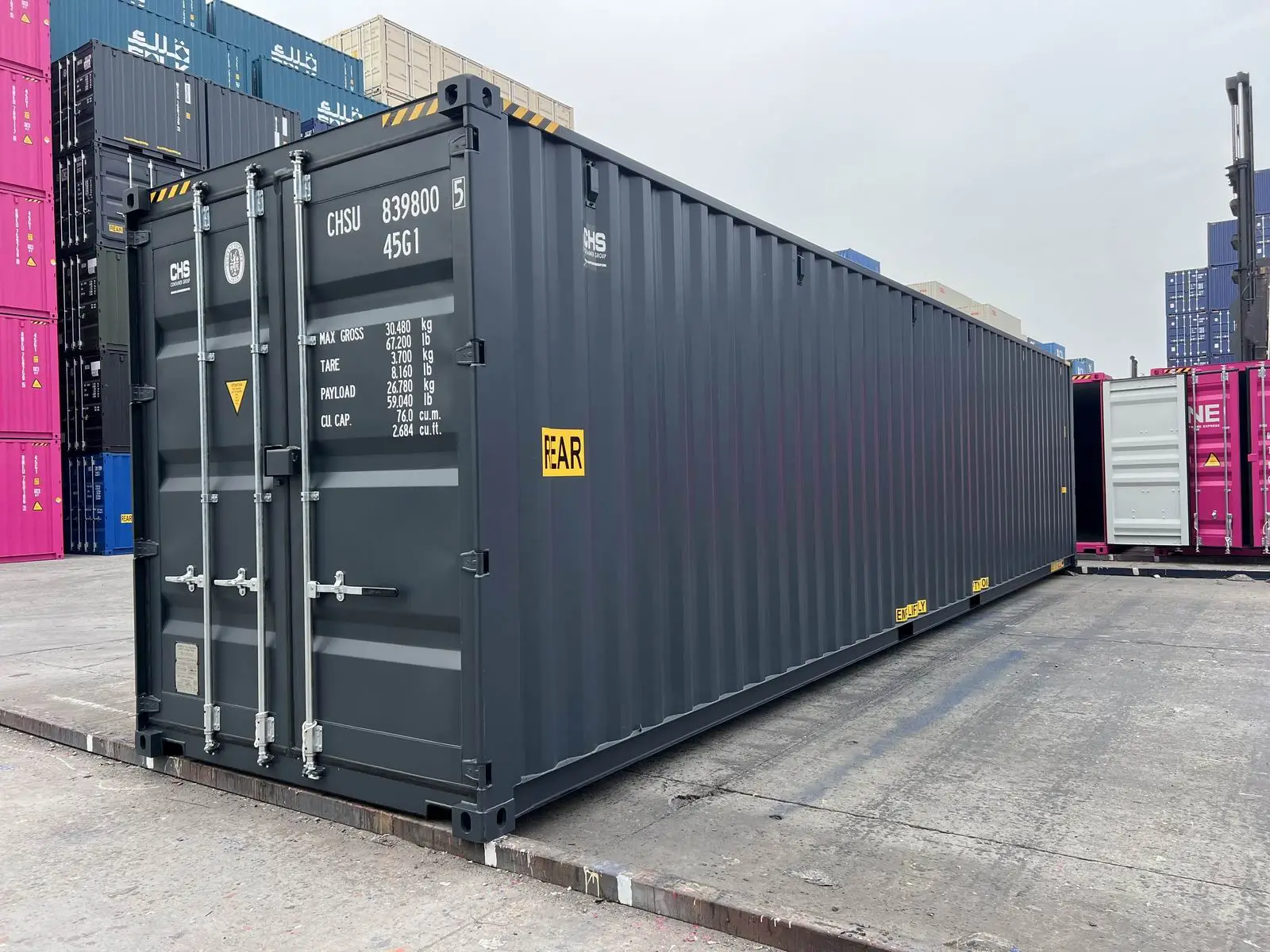 Finde die <em>Rechter Container</em><br>für jedes Projekt
