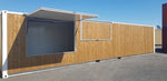 40 Fuß langer Barcontainer aus Holz