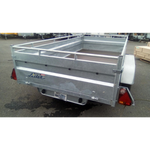 Robuster Metallanhänger, 2 Achsen, 253 x 134 x 50 cm, 750 kg, Lidr 39394