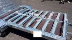 Der Anhänger kann 12 bis 15 Fahrräder in horizontaler Position transportieren.