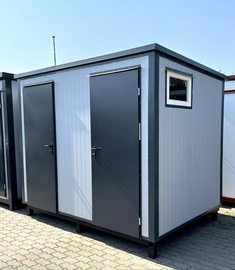 Toilettencontainer, Toilettencontainer, Doppelkabinen-Toilettencontainer (Ref: 3903)