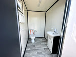 Toilettencontainer, Toilettencontainer, Doppelkabinen-Toilettencontainer (Ref: 3903)