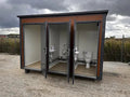 Sanitärcontainer vom Typ Pavilion mit drei Kabinen (Ref: S2103)