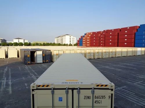 40-Fuß-High-Cube-Seecontainer (RAL 6102)
