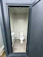 Einfaches WC-Sanitärmodul – Farbe Gris