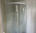 Bürocontainer 6,00 x 2,40 m mit WC, Dusche und Küche (Ref: 2390)
