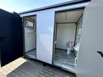 Toilettencontainer, Toilettencontainer, Doppelkabinen-Toilettencontainer (Ref: 3903)