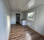 Bürocontainer 6,00 x 2,40 m mit WC, Dusche und Küche (Ref: 2390)